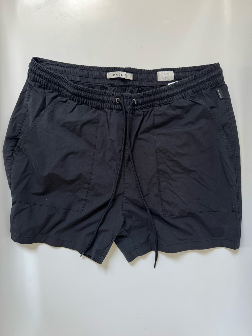 PacSun Black Elastic Waist Everyday Shorts